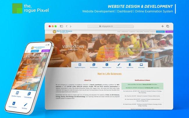 Vidayatan - Web Design | Web Development | Dashboard | Online Examination System Ranchi