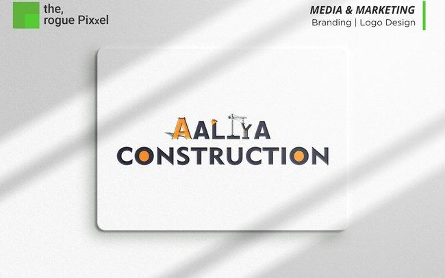 Aaliya Construction - Branding| Media | Graphics | Logo Designing Ranchi
