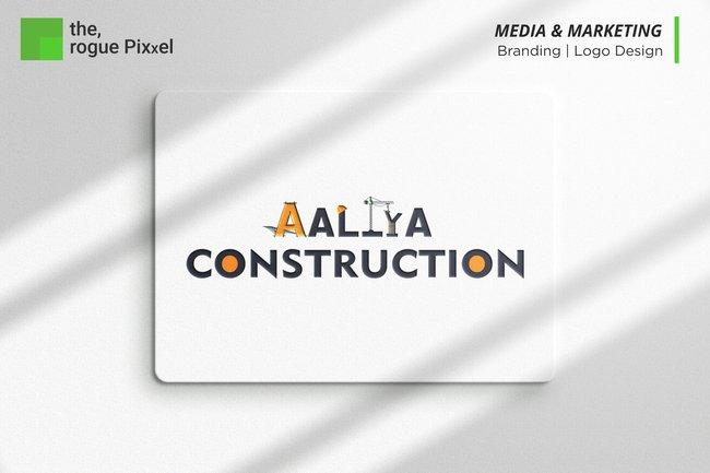 Aaliya Construction - Branding| Media | Graphics | Logo Designing Ranchi