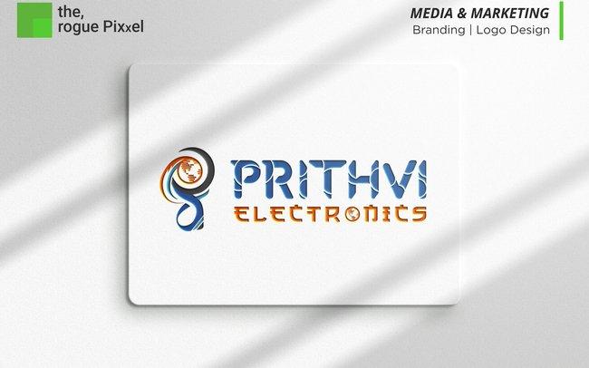Prithvi Electronics - Logo Design Ranchi