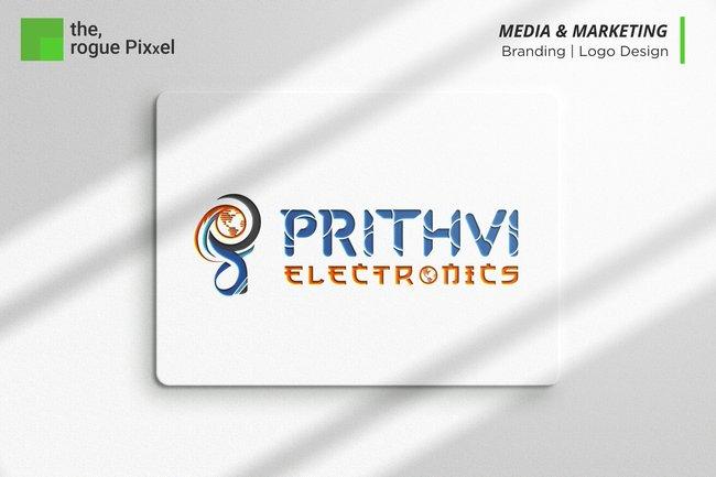 Prithvi Electronics - Logo Design Ranchi