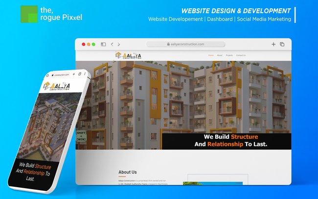 Aaliya Construction - Web Design | Web Development | Dashboard Ranchi