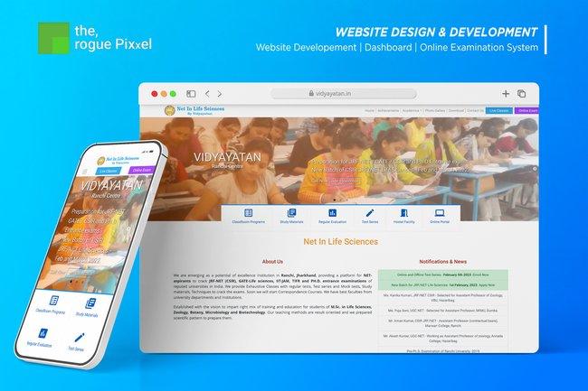 Vidayatan - Web Design | Web Development | Dashboard | Online Examination System Ranchi