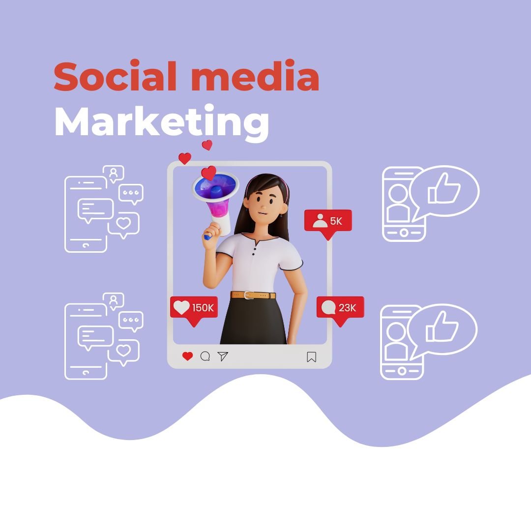 Purple White Social Media Marketing Instagram Post